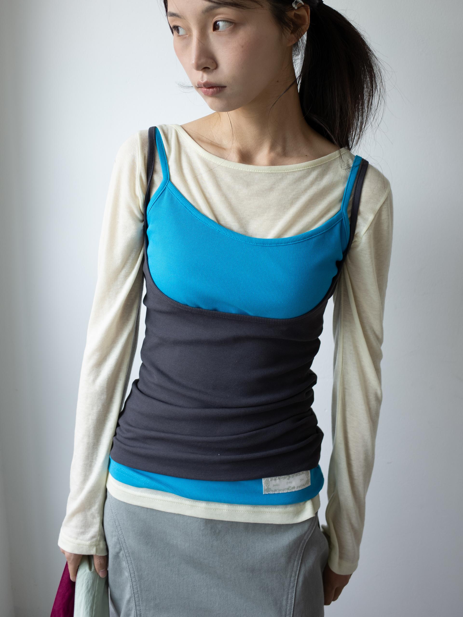 [2차 6/1출고] EASY OPEN BACK SLEEVELESS (COBALT BLUE)