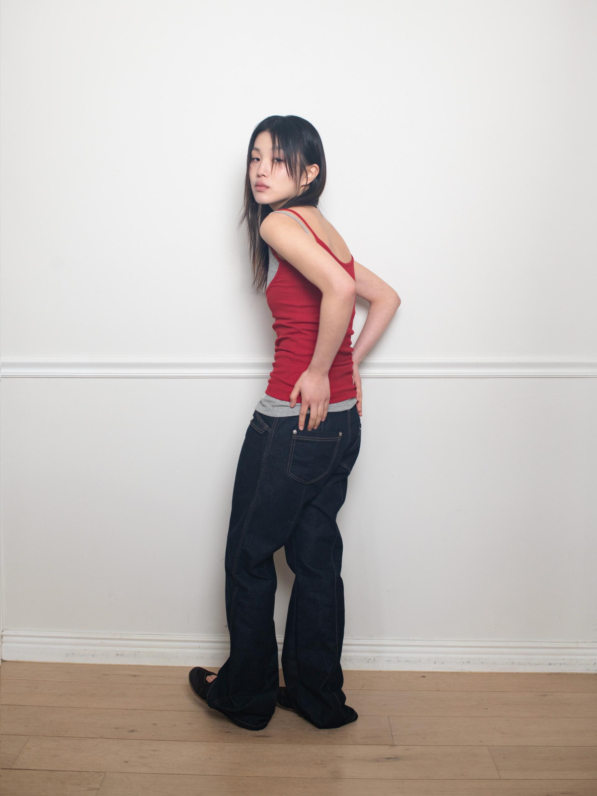 EASY OPEN BACK SLEEVELESS (MELANGE)