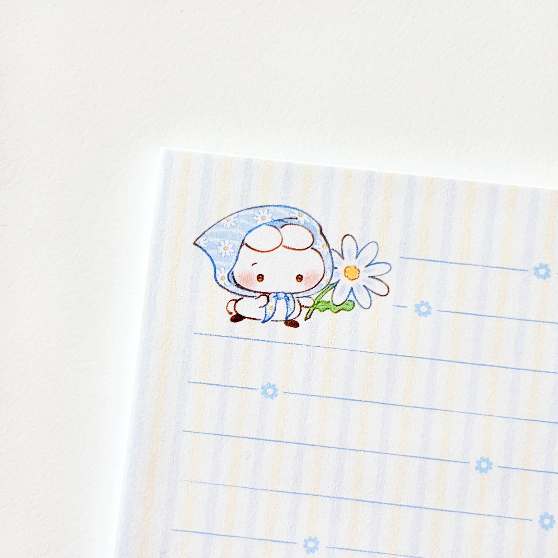 데이지 & 벚꽃 라인 메모지 (2종)