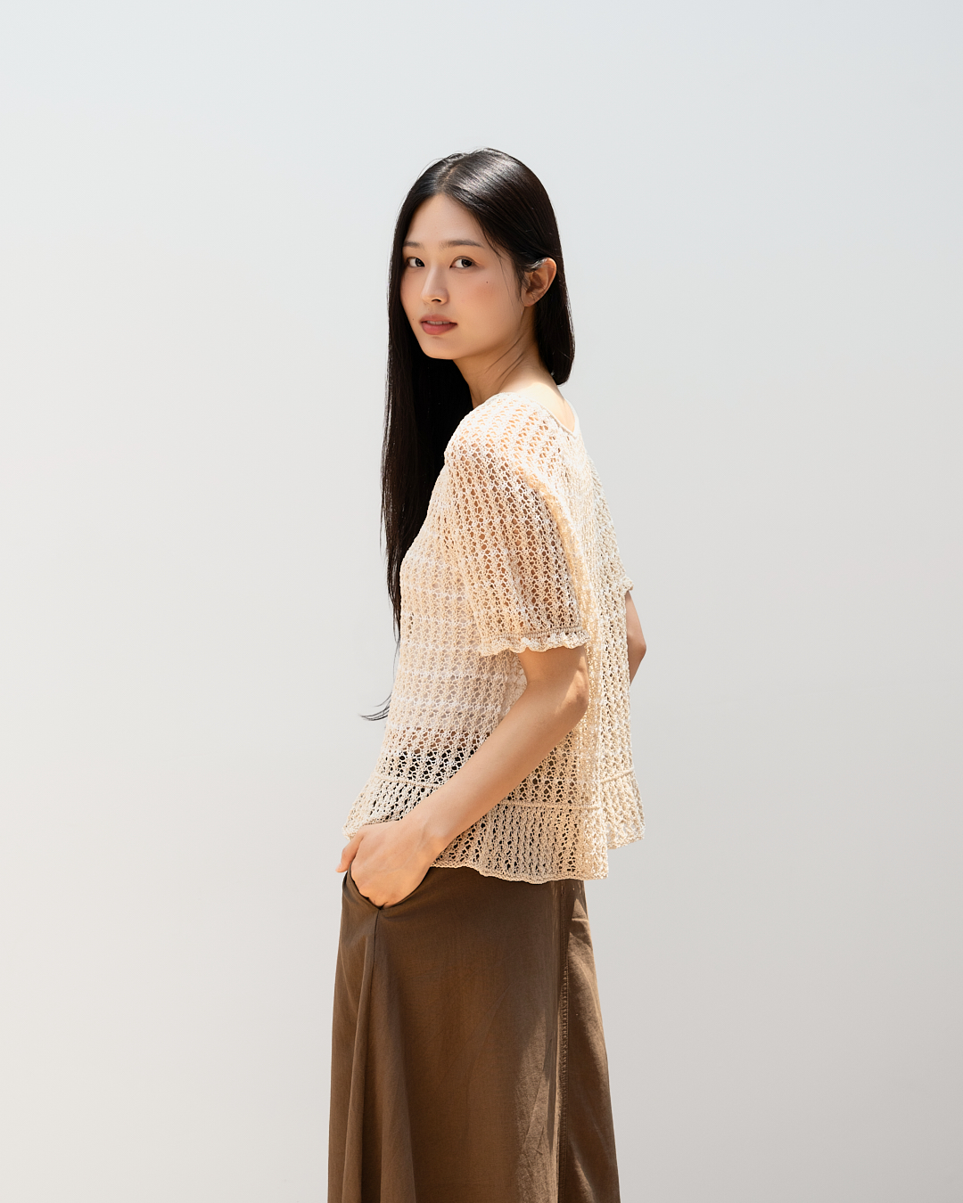 버블리 블라우스