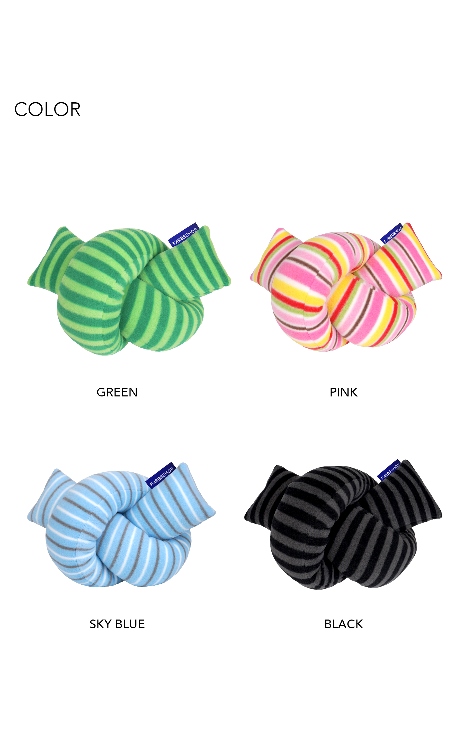 WRIGGLE CUSHION MINI FLEECE (4 COLORS)
