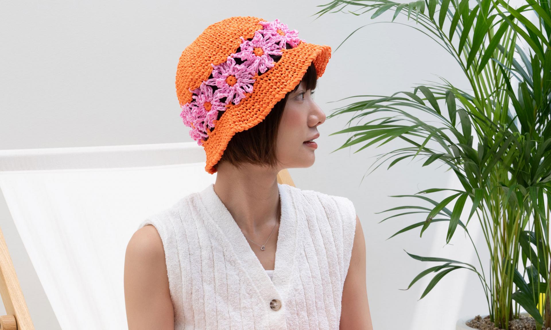 [DIY KIT] BIG FLOWER HAT