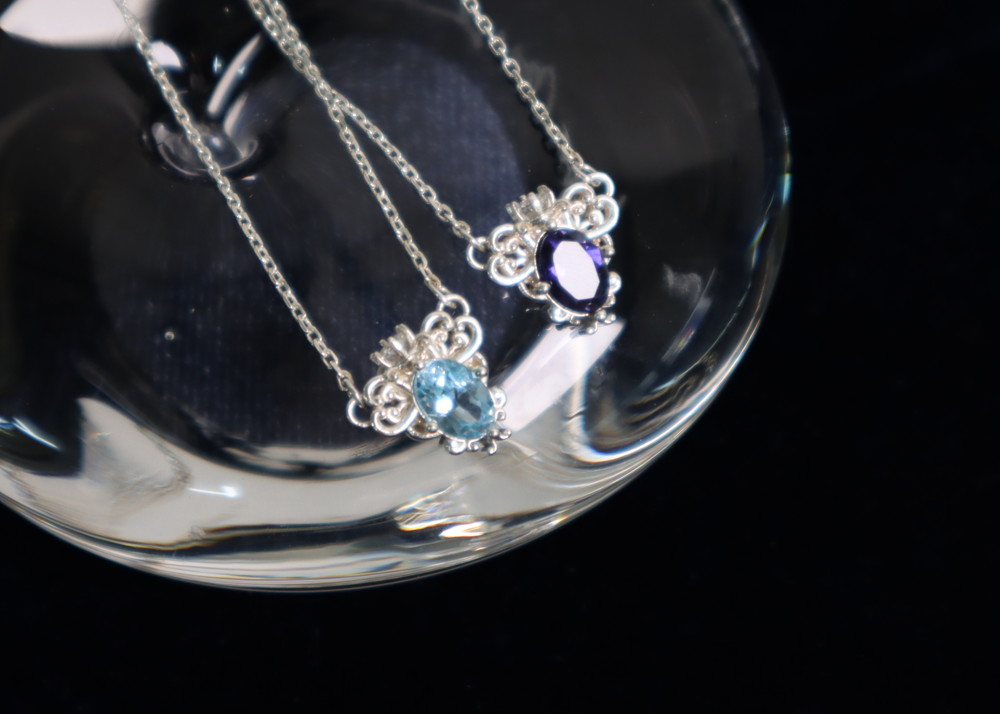 Sealing Wish Necklace_소원의 비약 목걸이_스카이토파즈