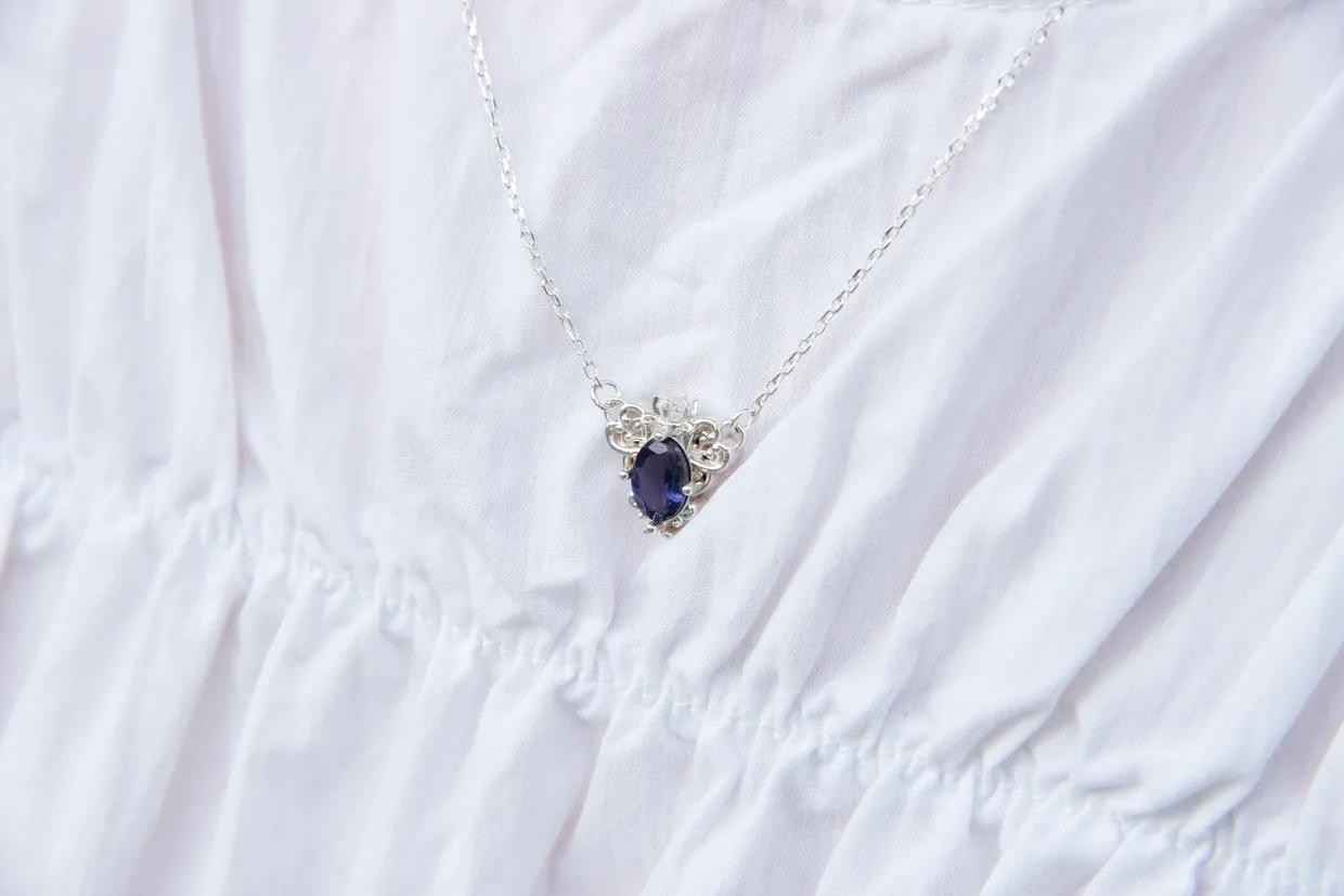 Sealing Wish Necklace_소원의 비약 목걸이_아이올라이트