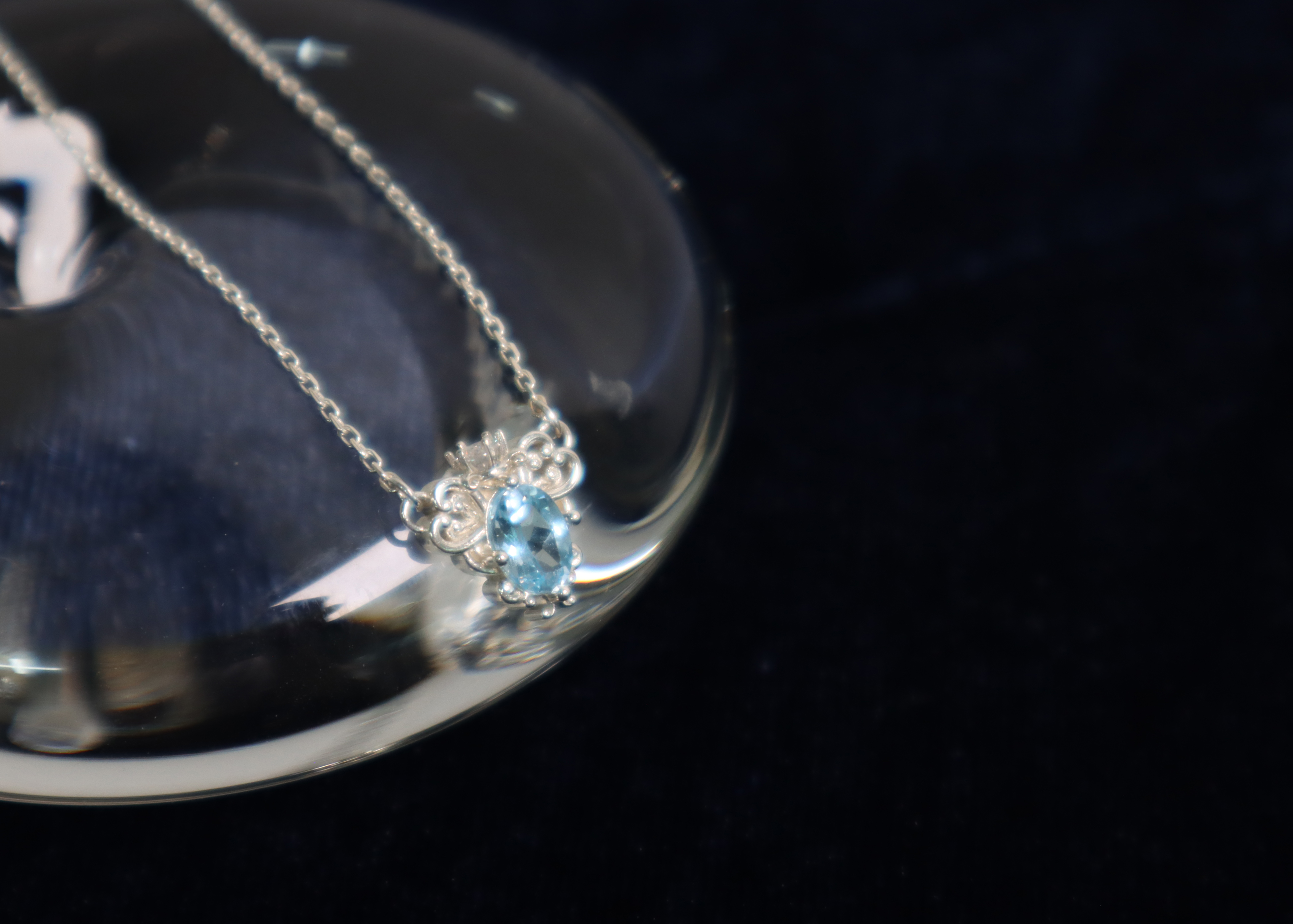 Sealing Wish Necklace_소원의 비약 목걸이_스카이토파즈