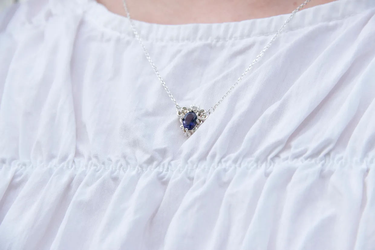 Sealing Wish Necklace_소원의 비약 목걸이_아이올라이트