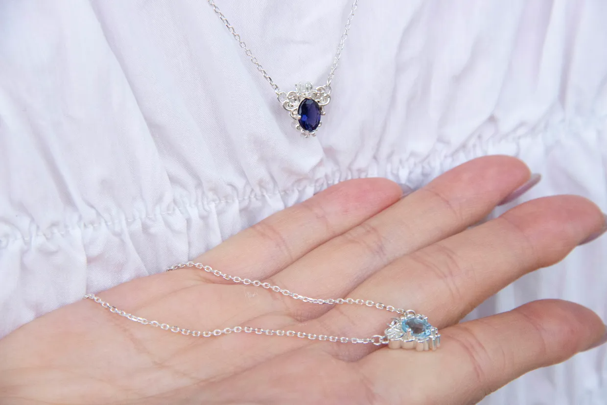 Sealing Wish Necklace_소원의 비약 목걸이_아이올라이트