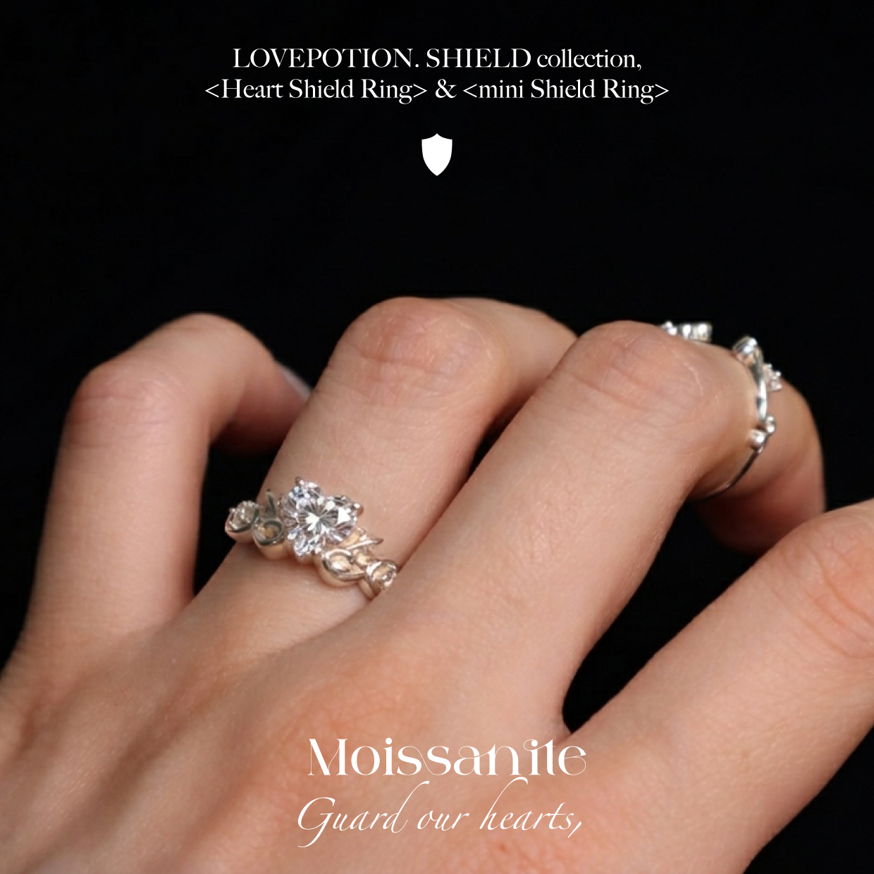 Heart Shield Ring