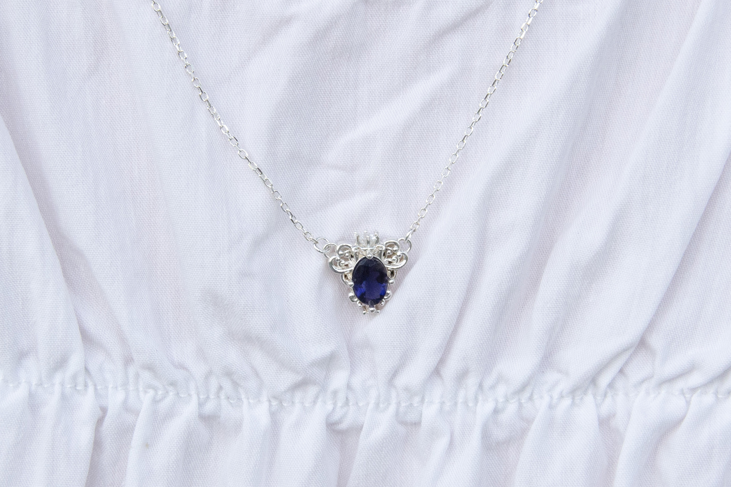 Sealing Wish Necklace_소원의 비약 목걸이_스카이토파즈