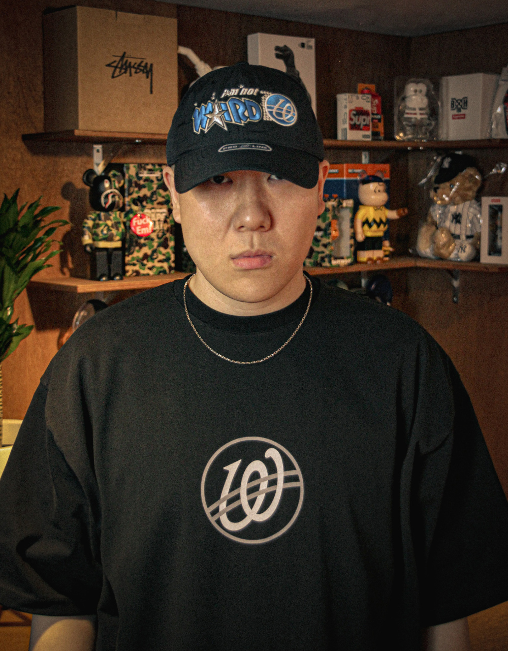 모자 모델 착용 이미지-S39L4