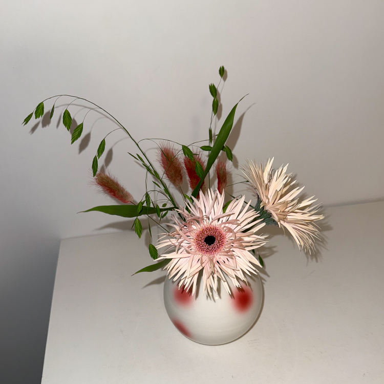 Circle Vase(Pink&Red)