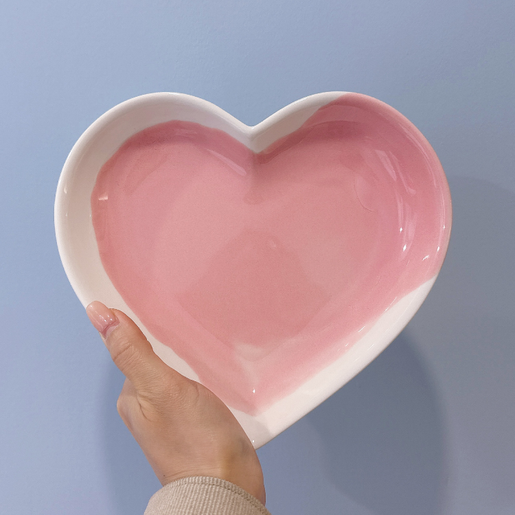 Heart Plate(lime green)