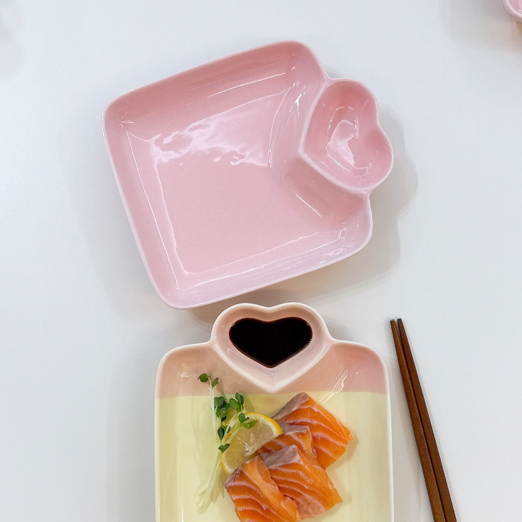 Heart Sauce Tray(Pink)