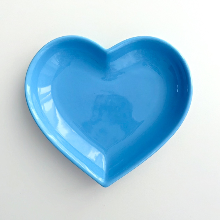 Heart Plate(Sky Blue)