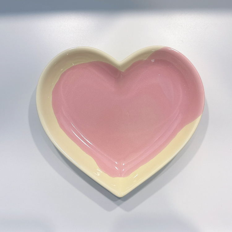 Heart Plate(lime green)