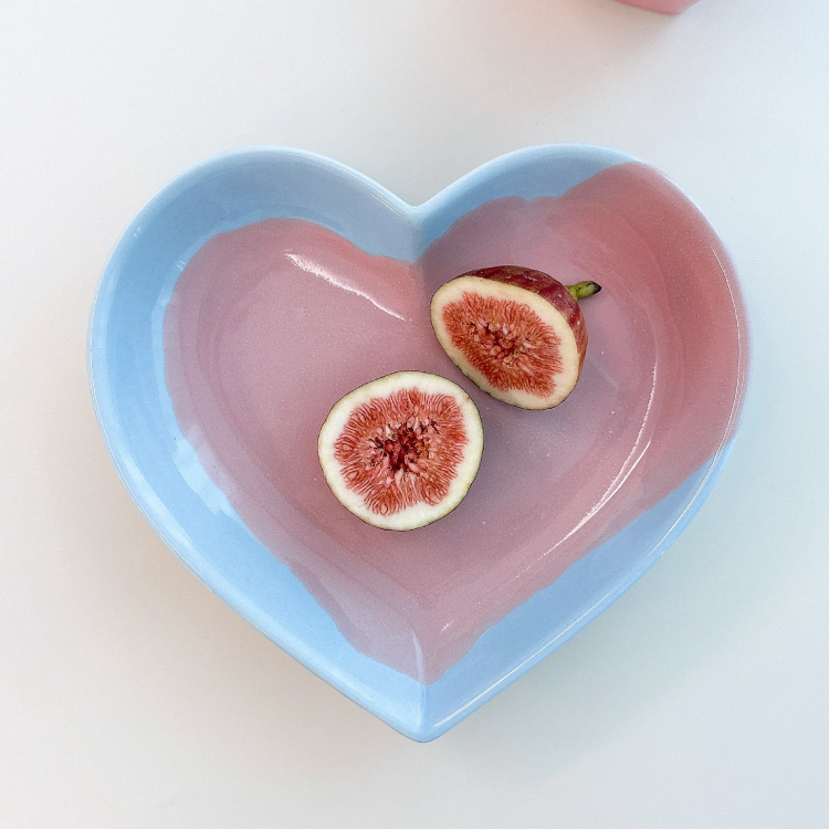 Heart Plate(lime green)