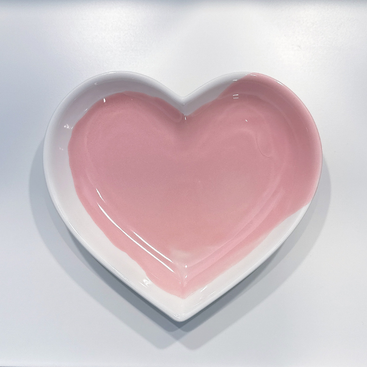 Heart Plate(lime green)