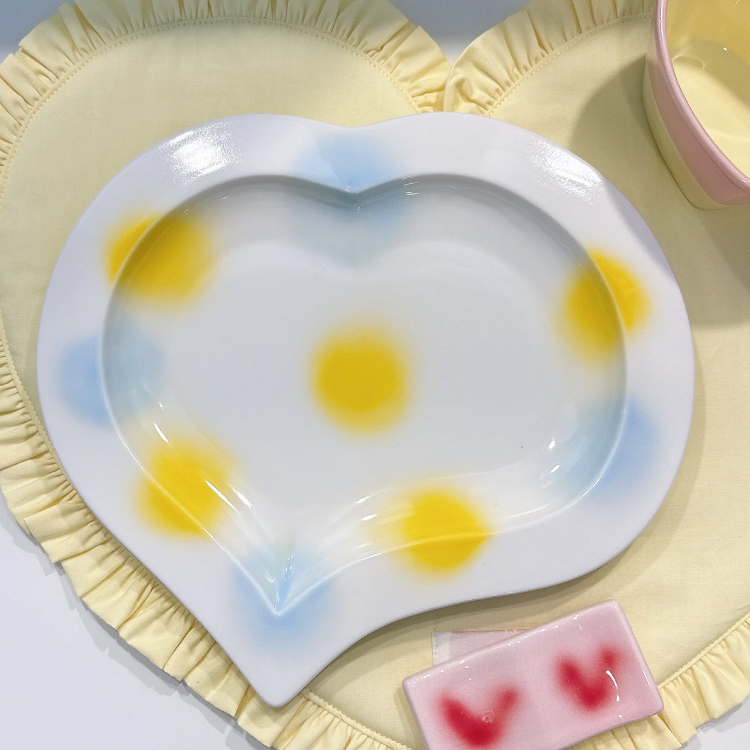 Cheek Plate(Blue&Yellow)