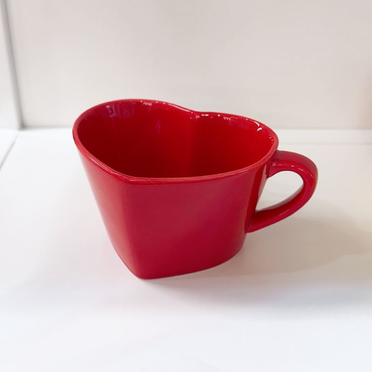 Heart Cereal Cup(Red)