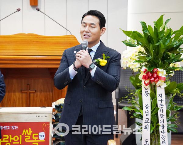 ▲국민의힘 남양주시을 곽관용 당협위원장은 아프리카에 일곱 번째 ‘사랑의 빵공장’ 설립에 참여해 선한 영향력을 전달하는 데 도움이 되도록 하겠다고 의지를 밝혔다. (사진 = 코리아드림뉴스)