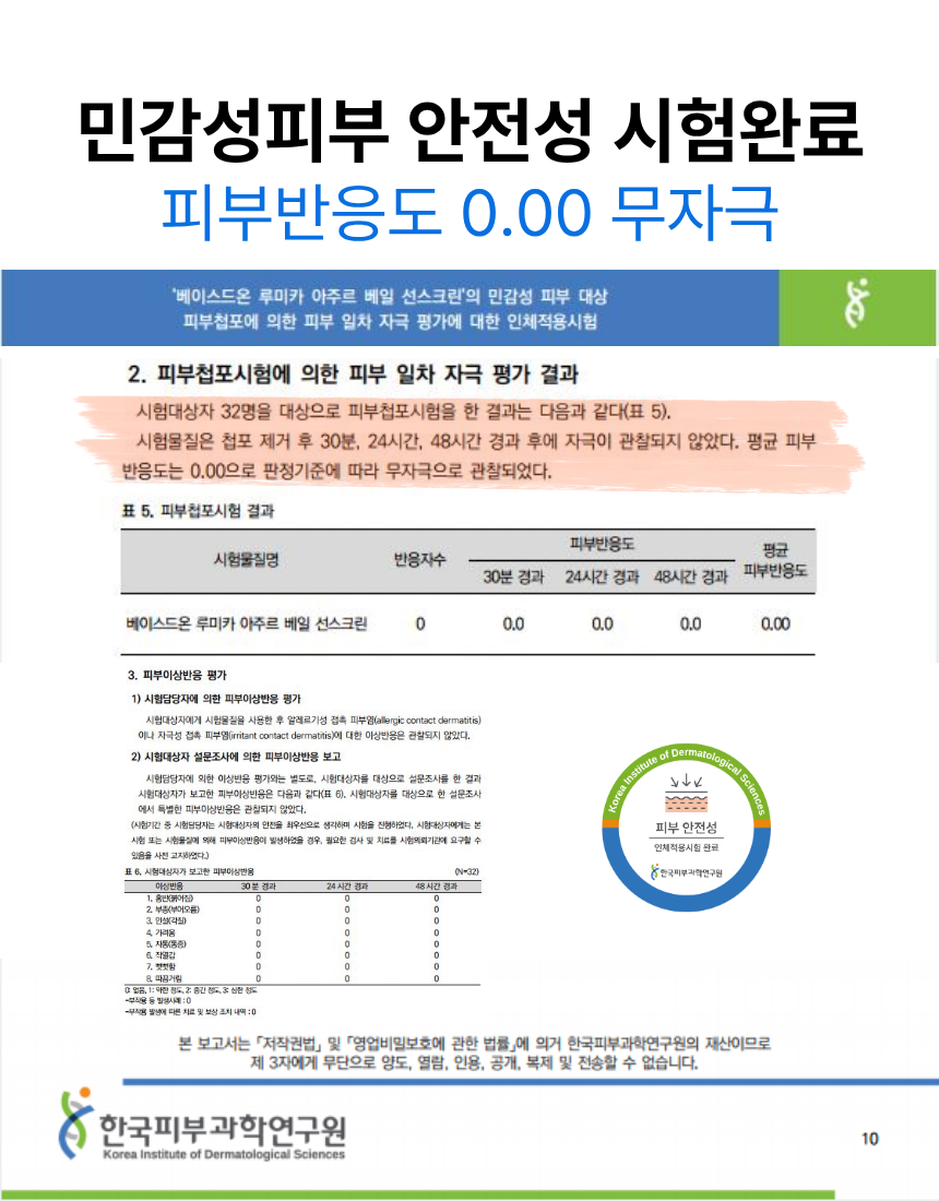 베이스드온 루미카 아주르 베일 선스크린 40ml