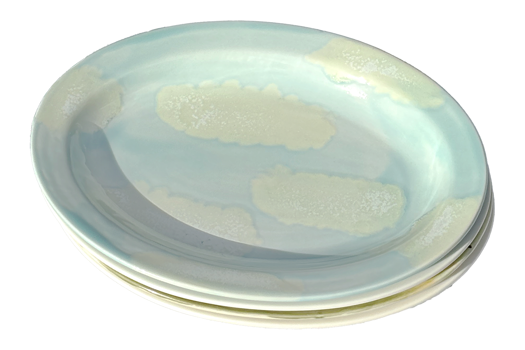 Middle Oval Plate (구름)
