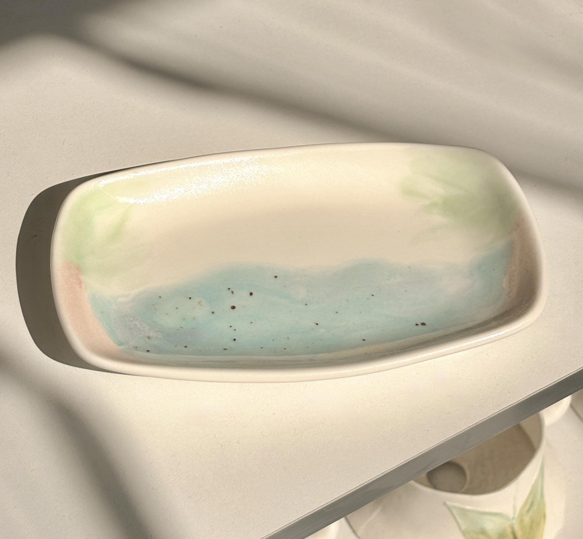 Middle Oval Plate (구름)