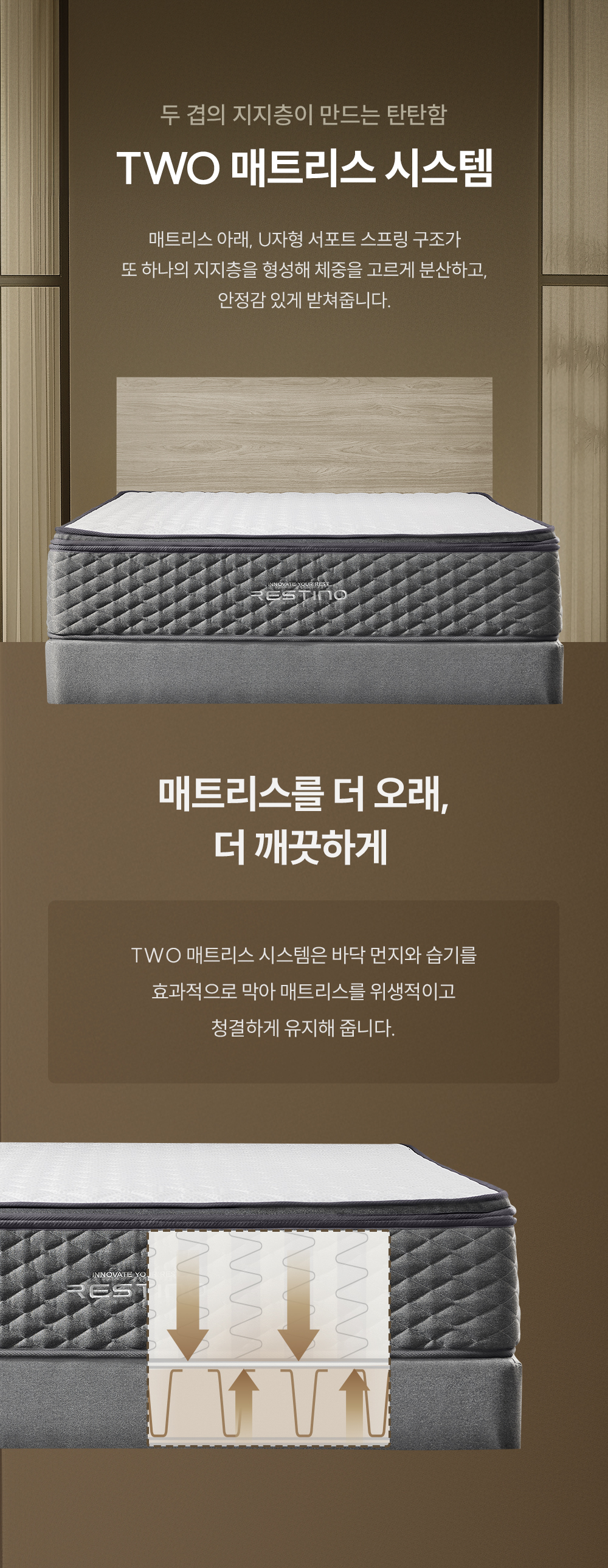 쿠쿠 레스티노 프레임 슈퍼싱글 SS CRF-D01TMPGSS