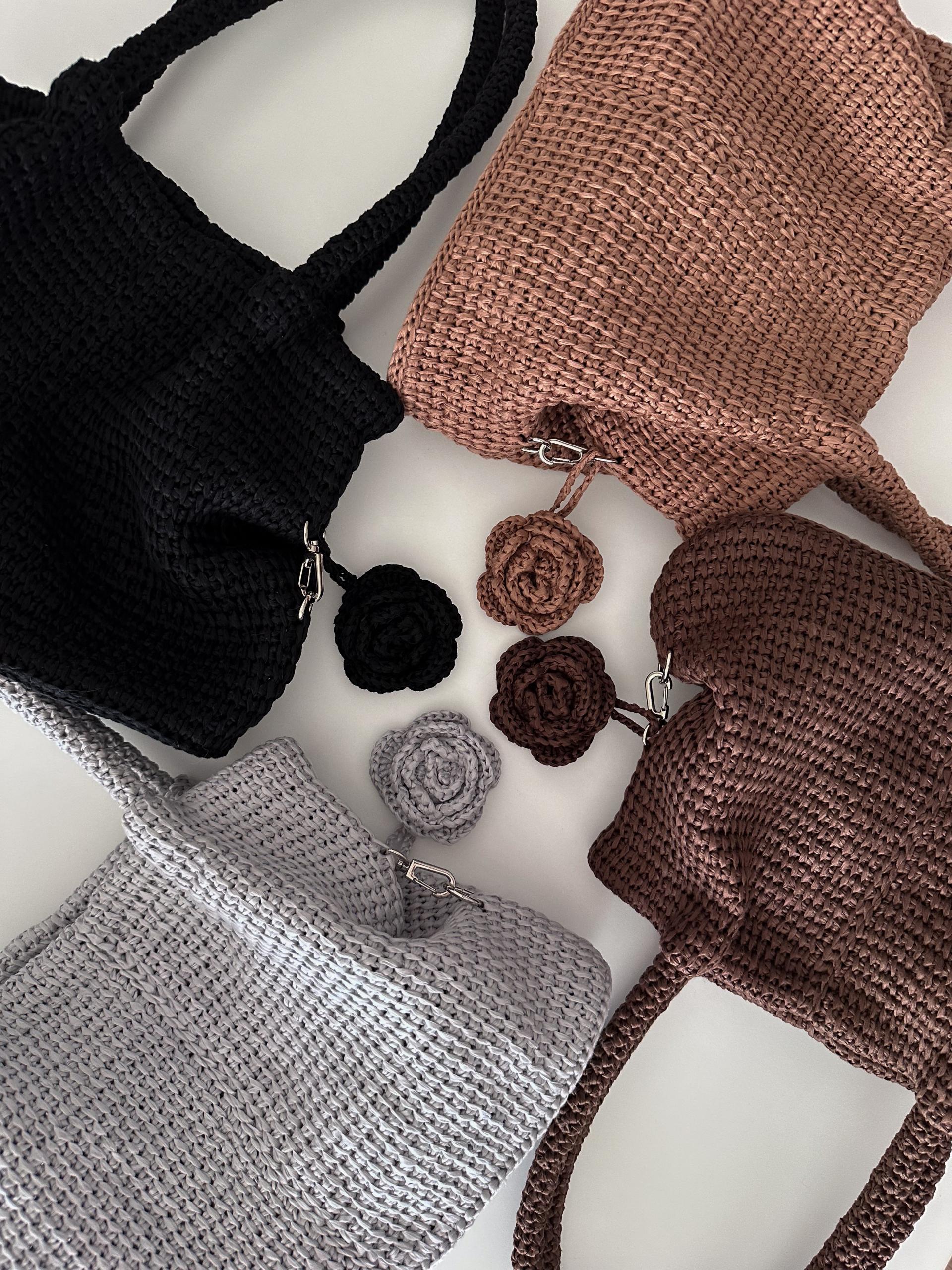 corsage net bag DIY (코바늘뜨개)