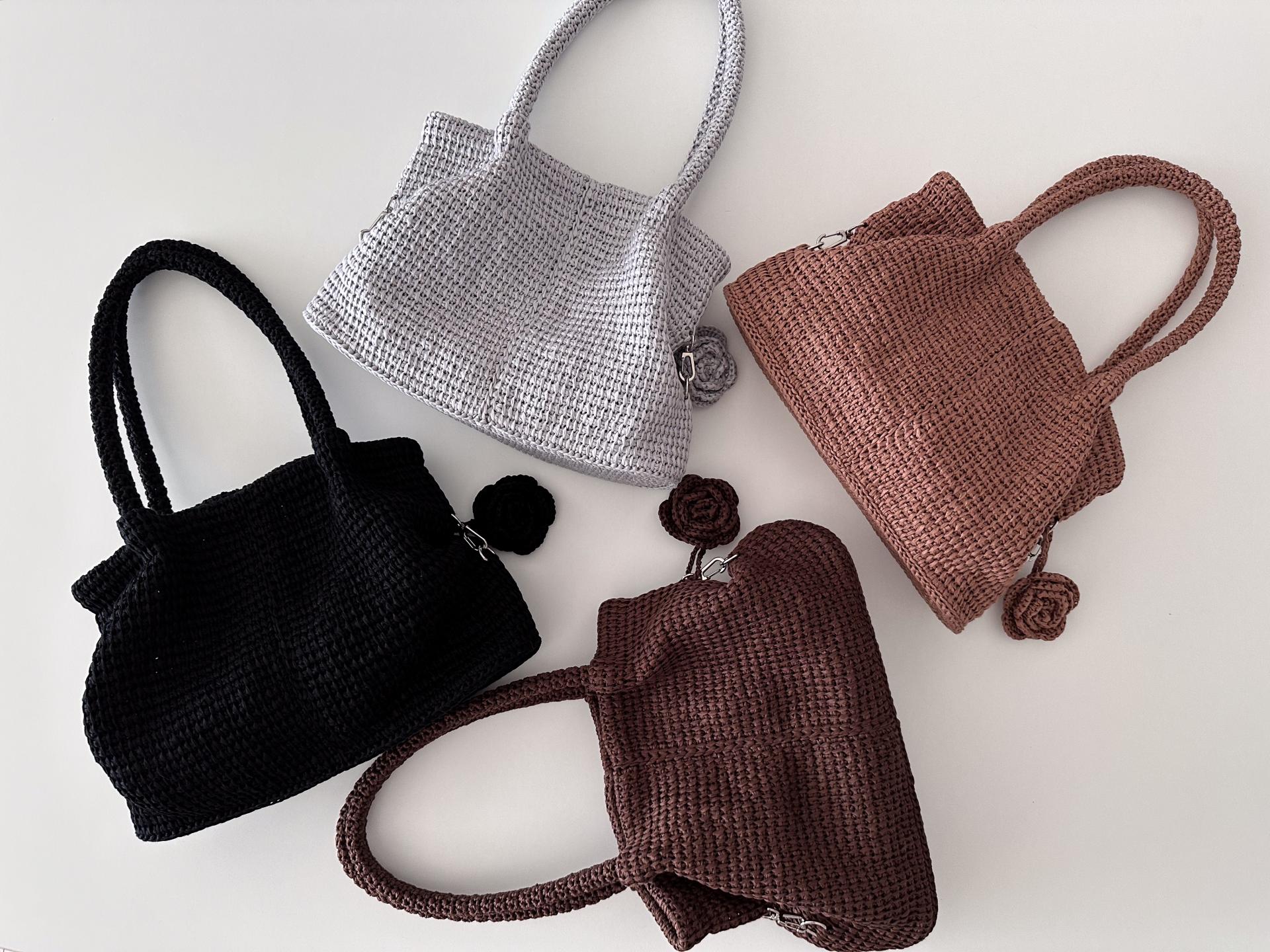corsage net bag DIY (코바늘뜨개)