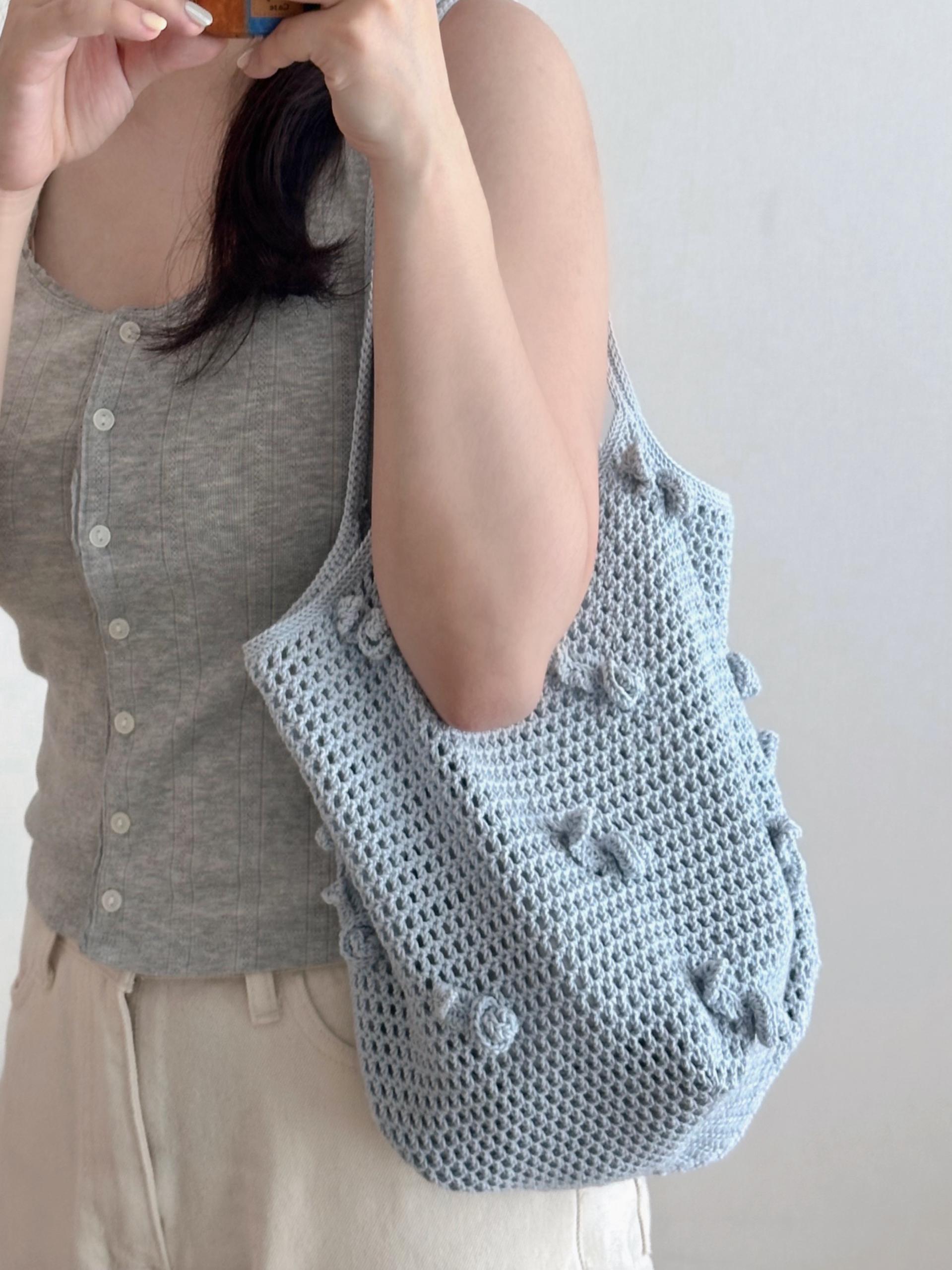 corsage net bag DIY (코바늘뜨개)