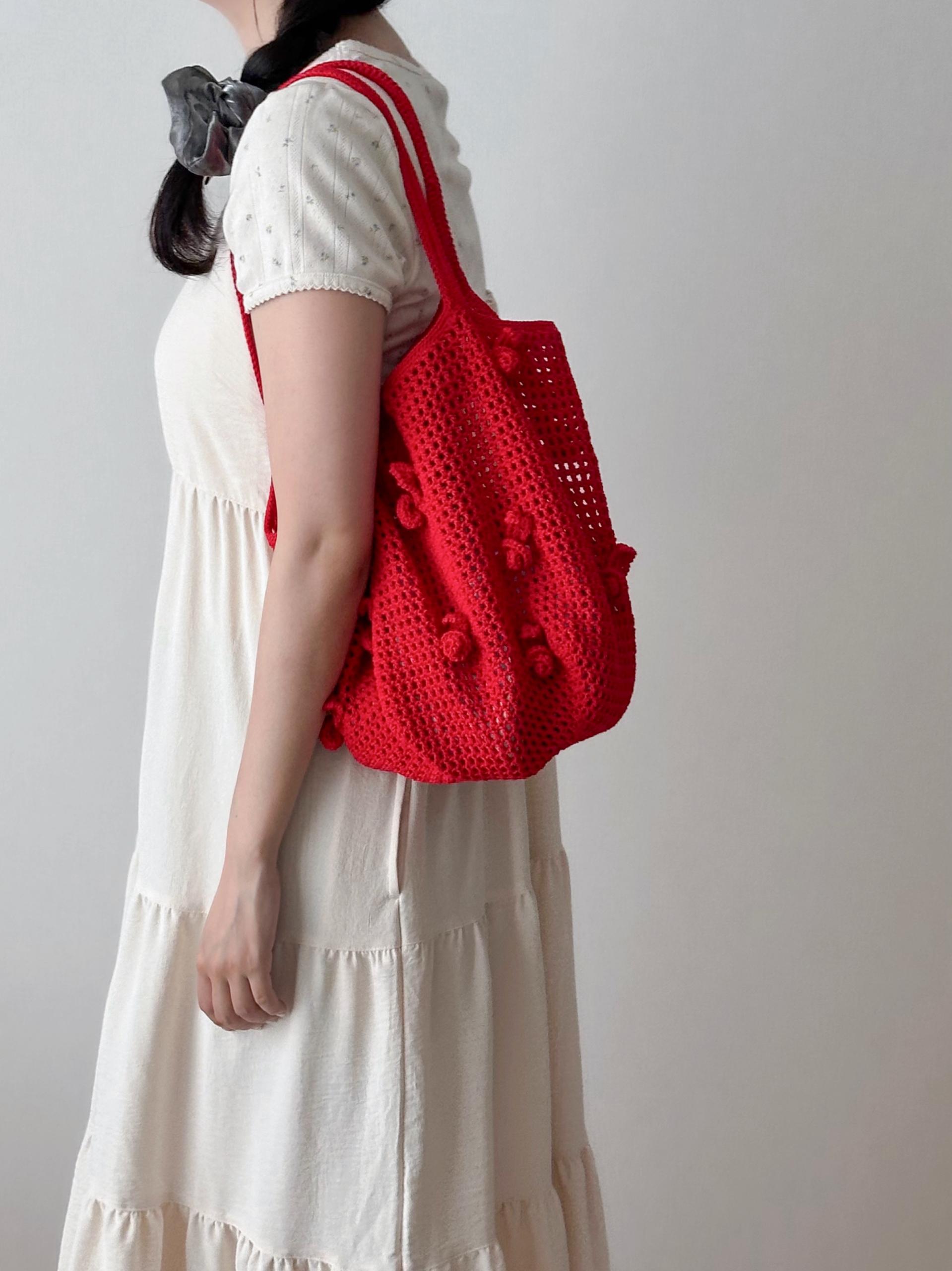 corsage net bag DIY (코바늘뜨개)