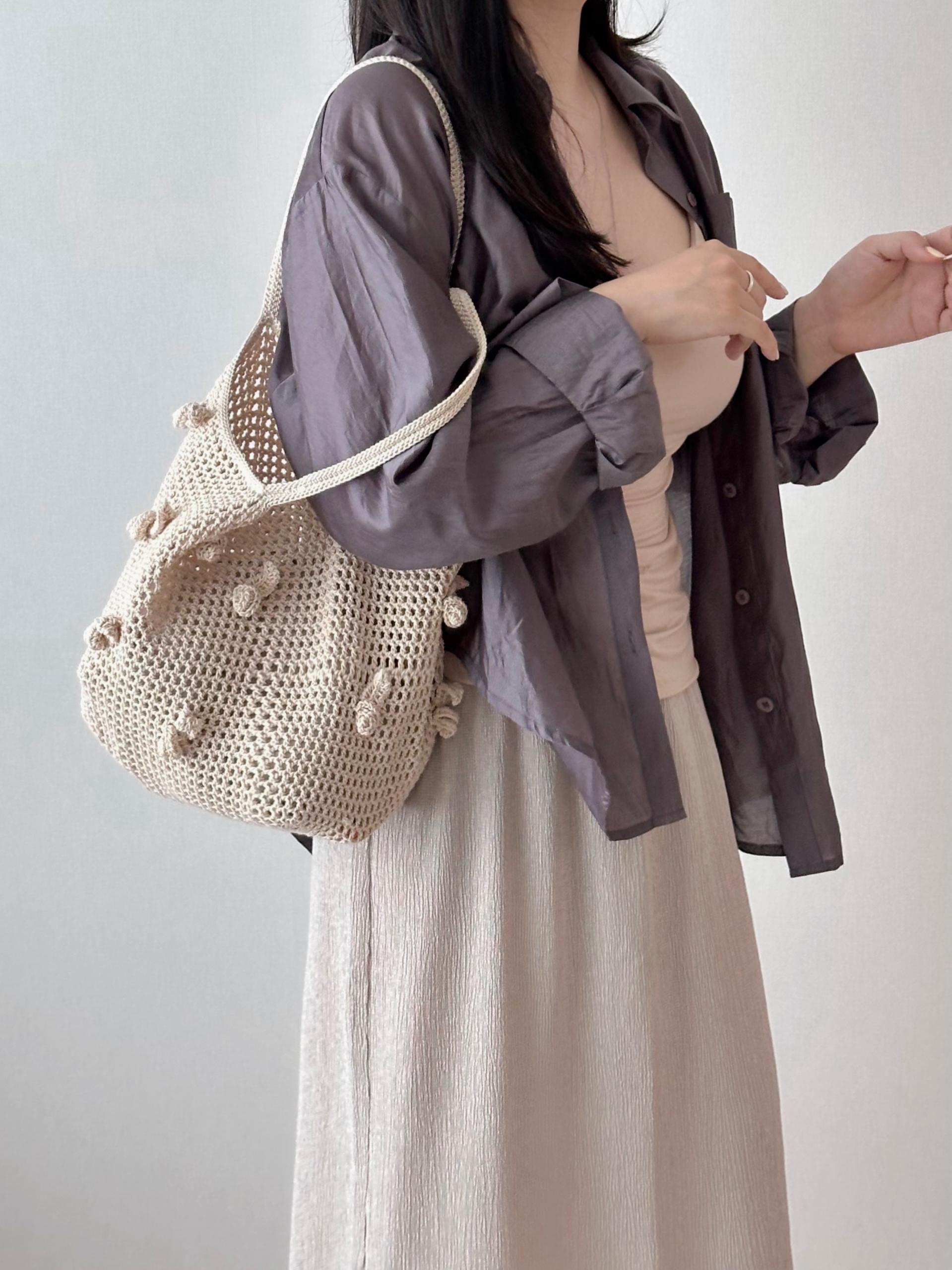 corsage net bag DIY (코바늘뜨개)