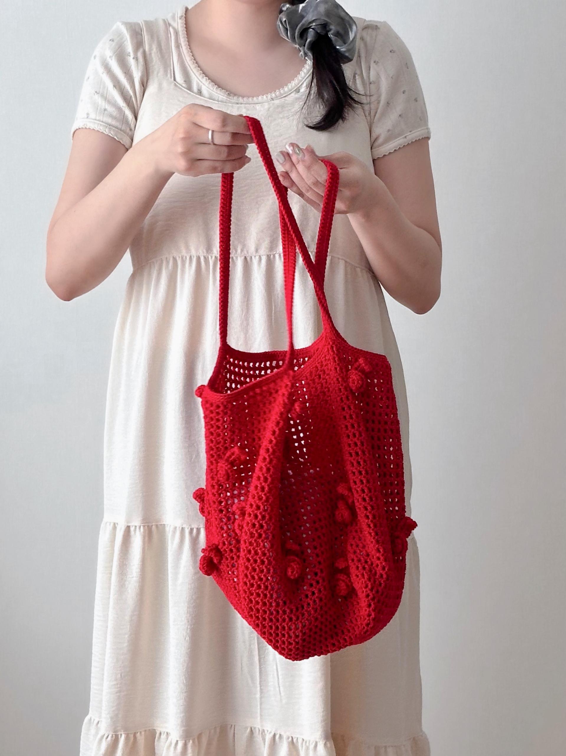 corsage net bag DIY (코바늘뜨개)