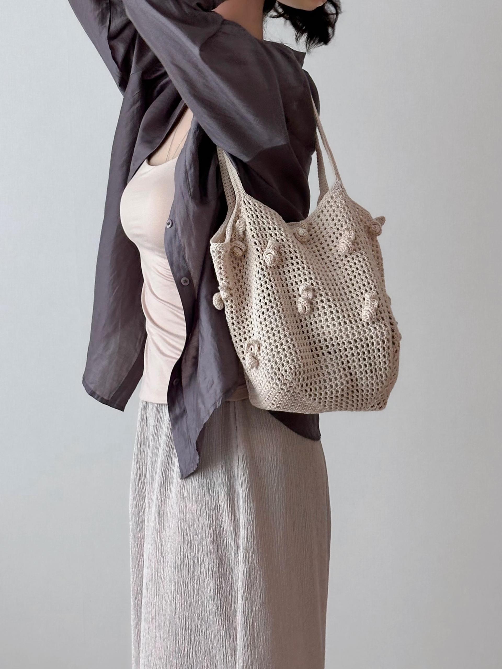 corsage net bag DIY (코바늘뜨개)