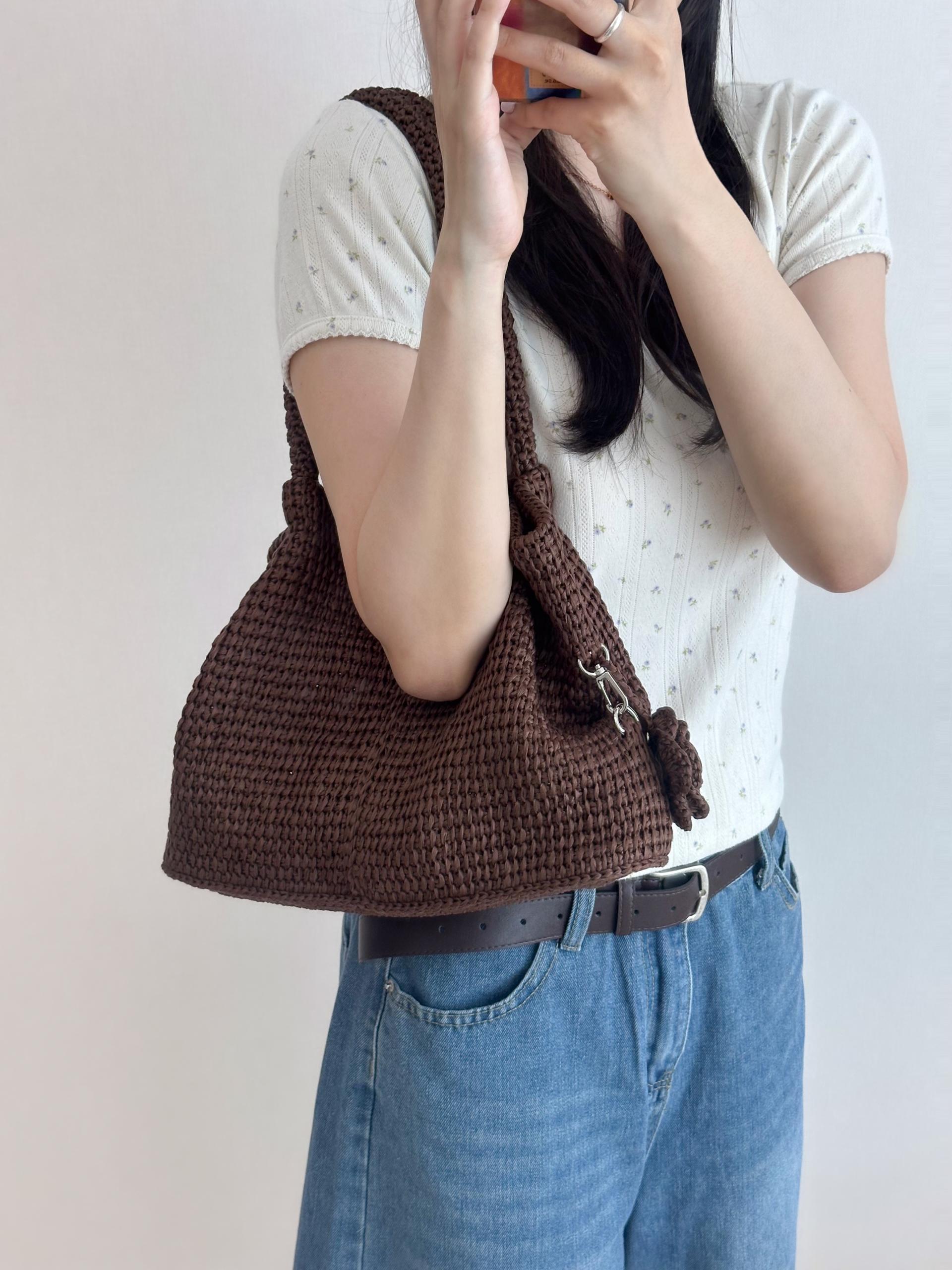 corsage net bag DIY (코바늘뜨개)