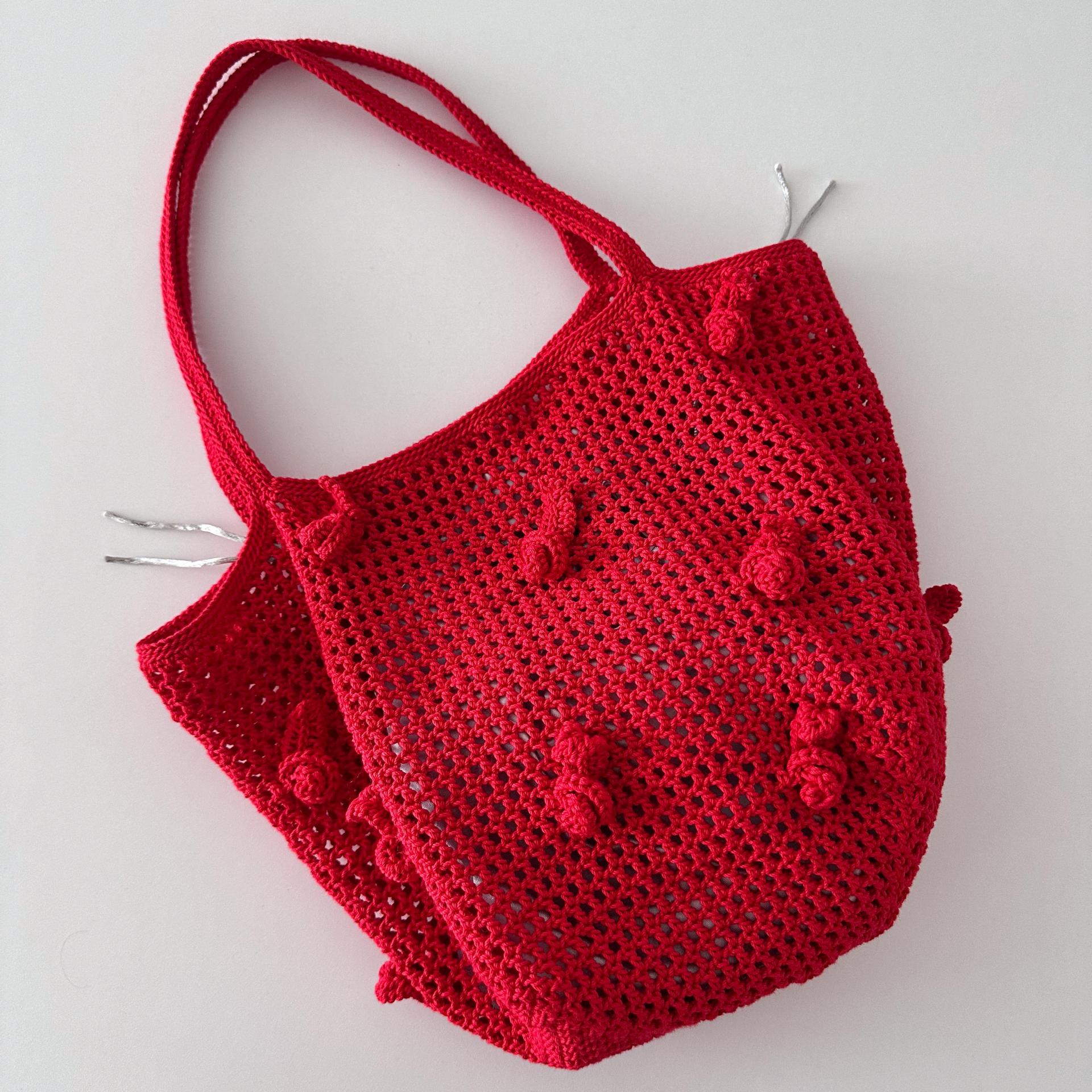 corsage net bag DIY (코바늘뜨개)