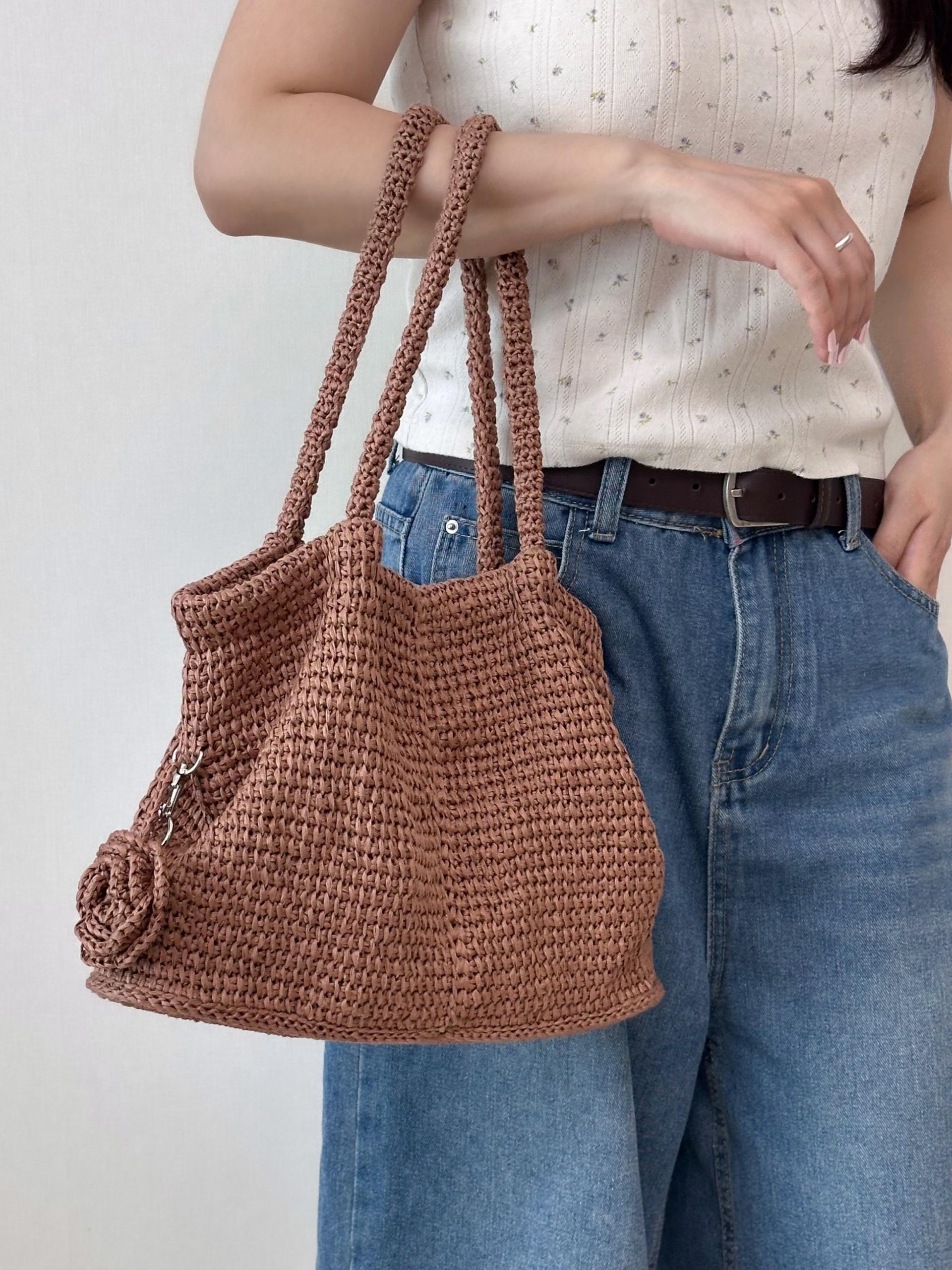 corsage net bag DIY (코바늘뜨개)