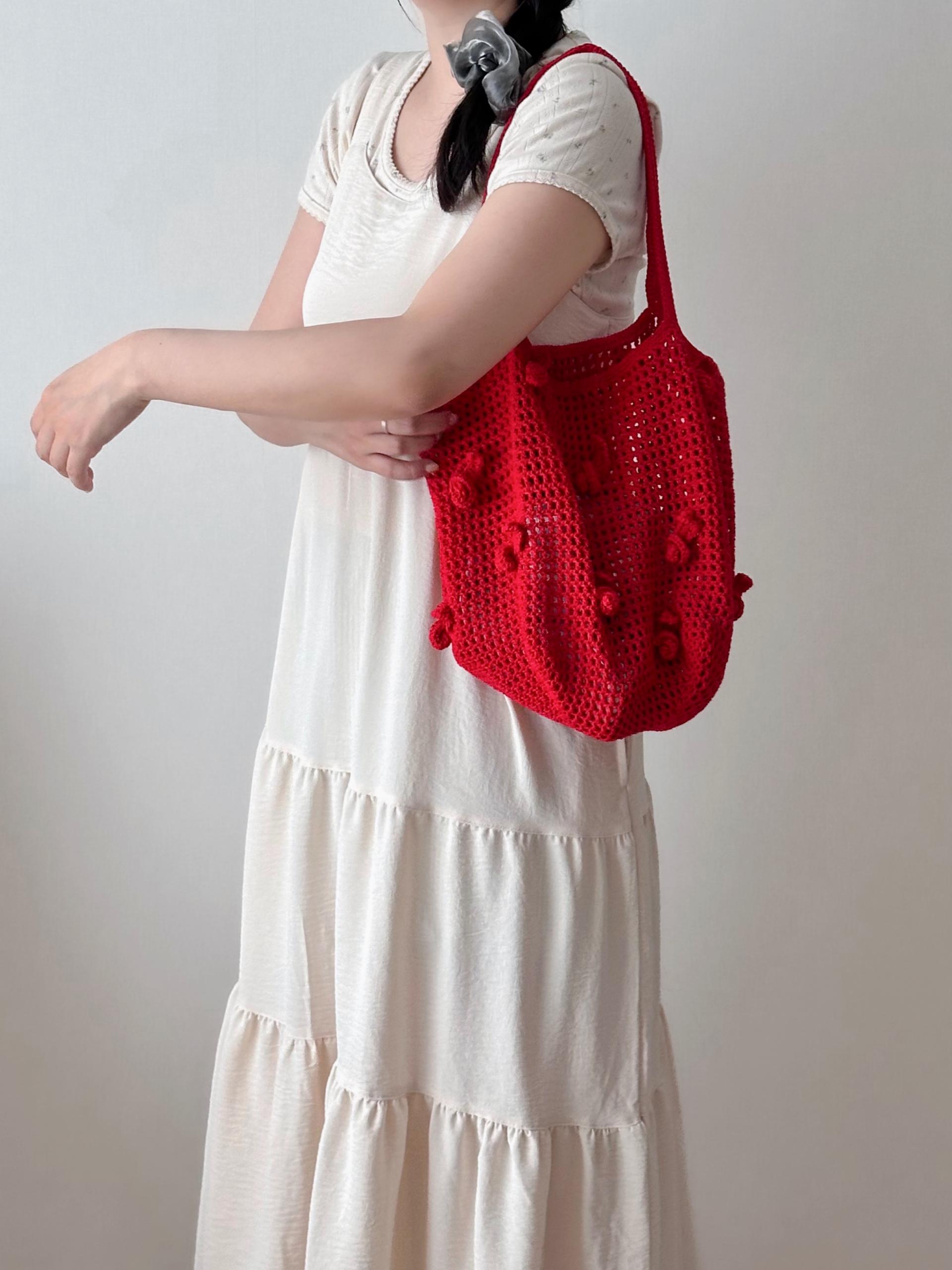 corsage net bag DIY (코바늘뜨개)