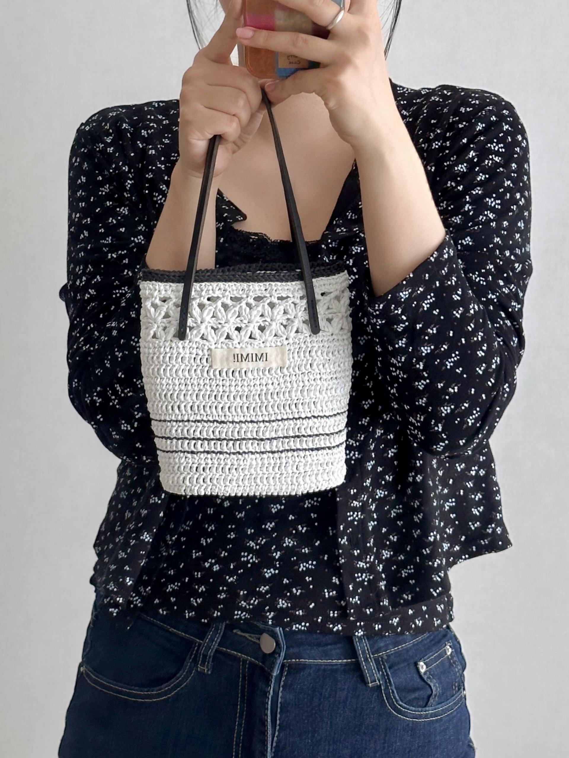 corsage net bag DIY (코바늘뜨개)