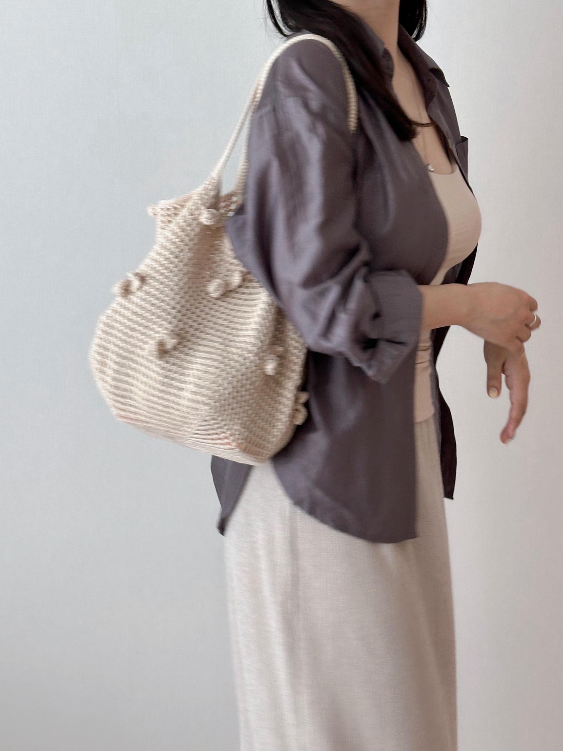 corsage net bag DIY (코바늘뜨개)