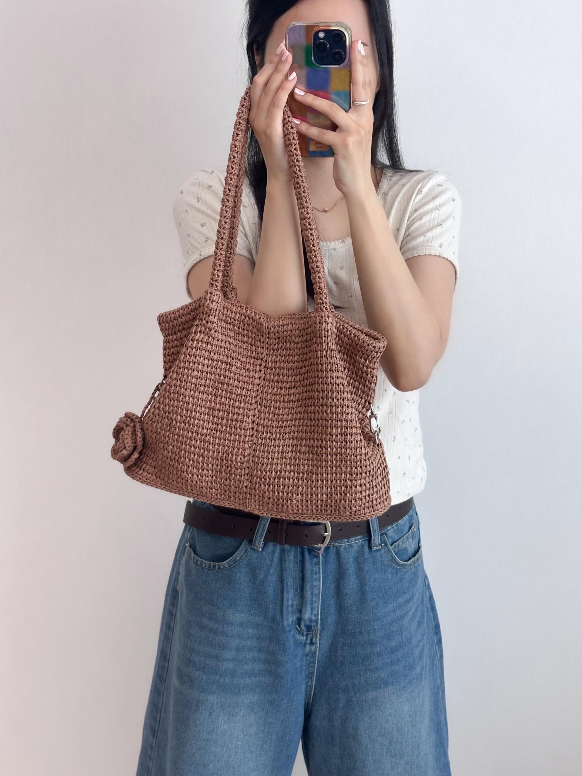 corsage net bag DIY (코바늘뜨개)