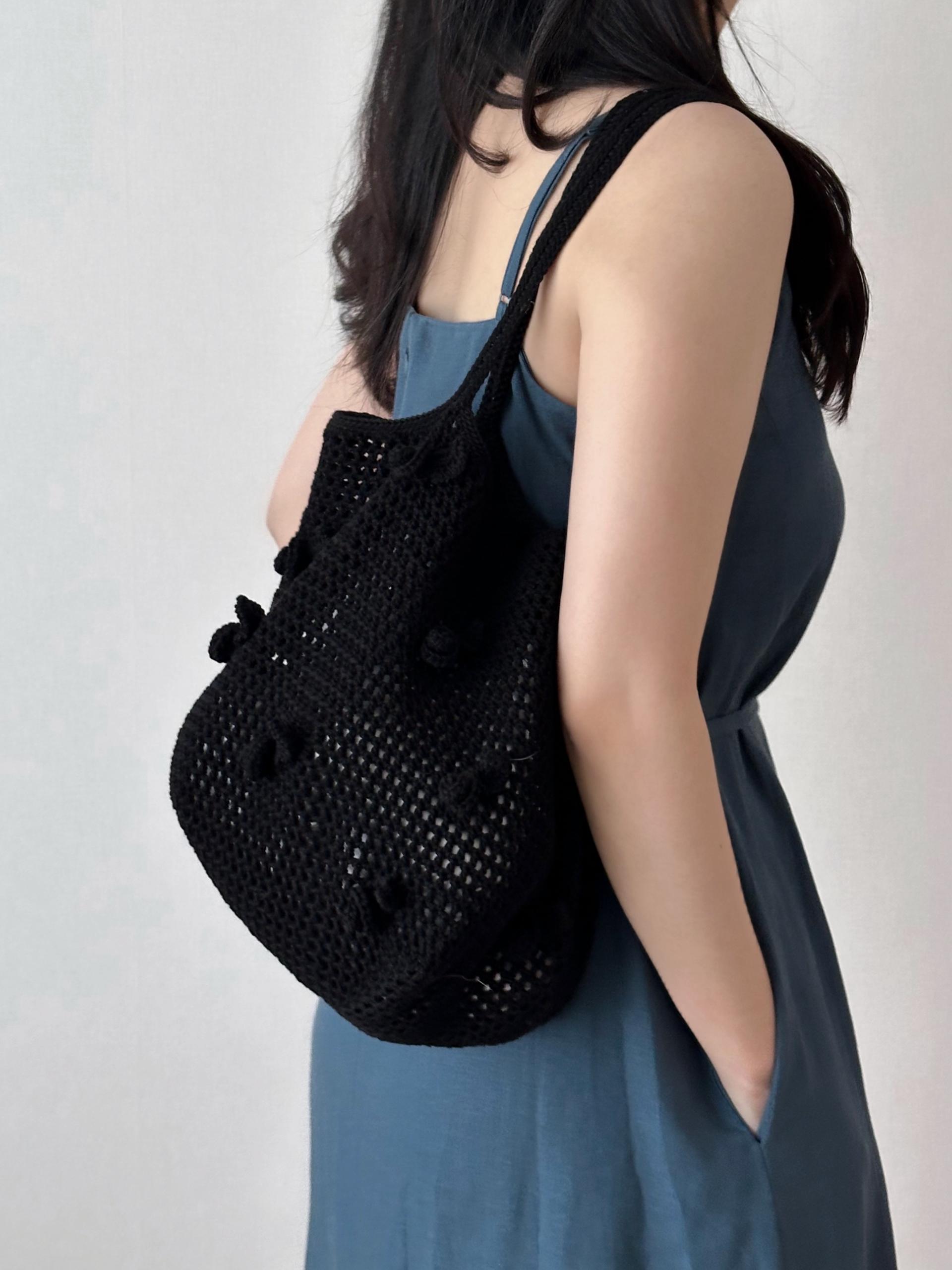 corsage net bag DIY (코바늘뜨개)