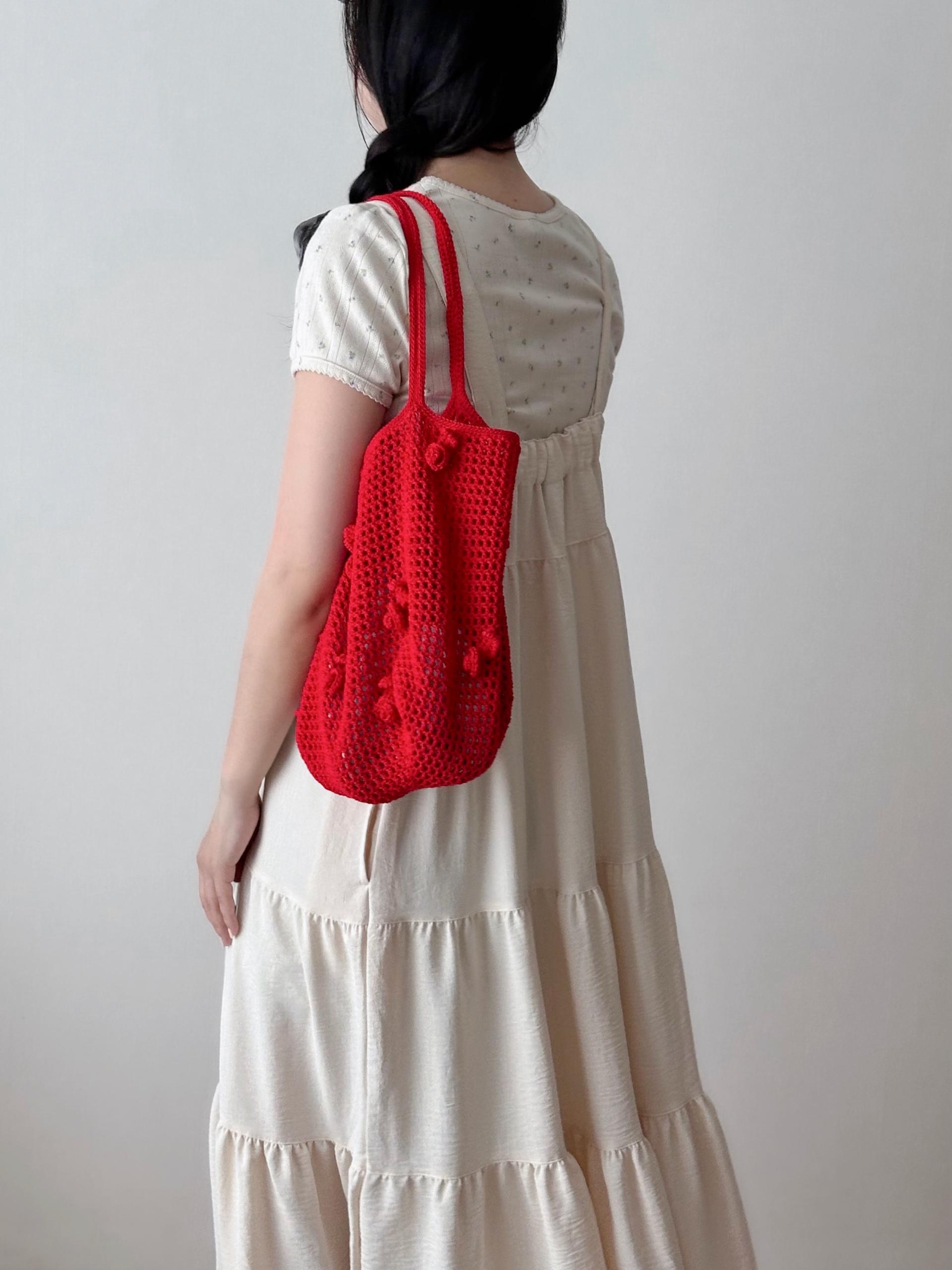 corsage net bag DIY (코바늘뜨개)