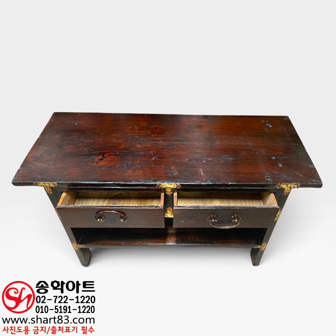 [제작/판매/대여] 조선시대풍 서안 원목 고가구 서상 서탁 궤안 옛날 책상 문방가구 사랑방 연출 문갑형 선비상 송학아트 자체 제작품