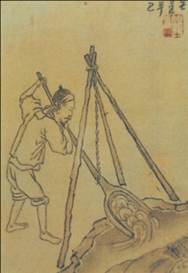 [옛날 농기구류] 용두레 통두레 파래 품개 풍개 박물관 전시관 전통 농업 농사 도구 드라마 영화 행사 연출 옛날 소품