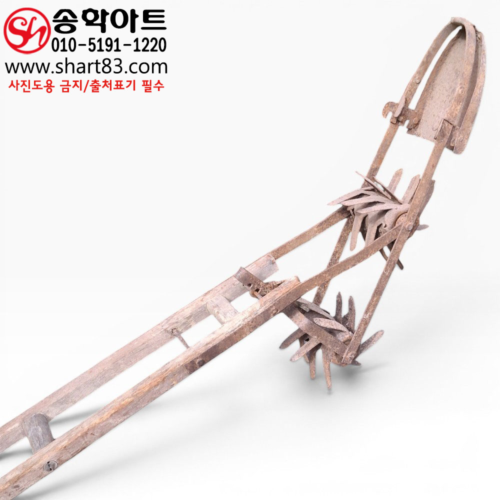 [옛날 민속 농기구류] 제초기 잡초제거기 전통 농경 방식 재래식 농사 도구 박물관 전시관 옛 농업 기구 드라마 시대극 영화 행사 연출 옛날 소품