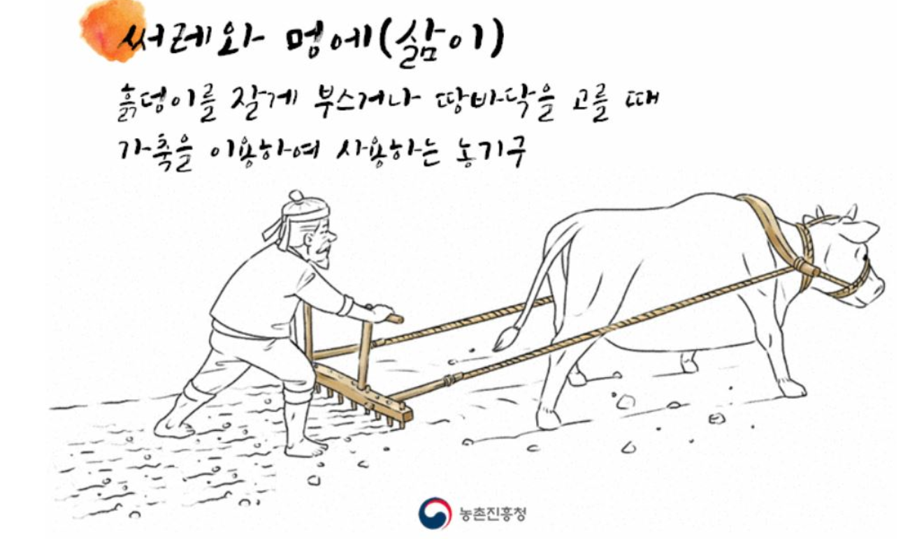 [옛날 민속 농기구류] 써레 써래 쓰래 써리 써으리 써그레 성으리 전통 농경 방식 재래식 농사 도구 박물관 전시관 옛 농업 기구 드라마 시대극 영화 행사 연출 옛날 소품