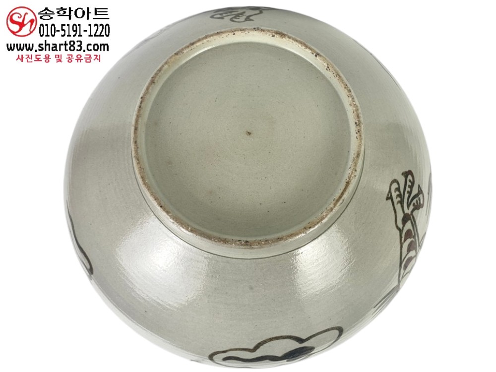 철화백자 운룡문호 용문호 1970년대 후반 도예가 장작가마 수제작품 해외 바이어 VIP 귀한 손님 선물 추천도자기 항아리