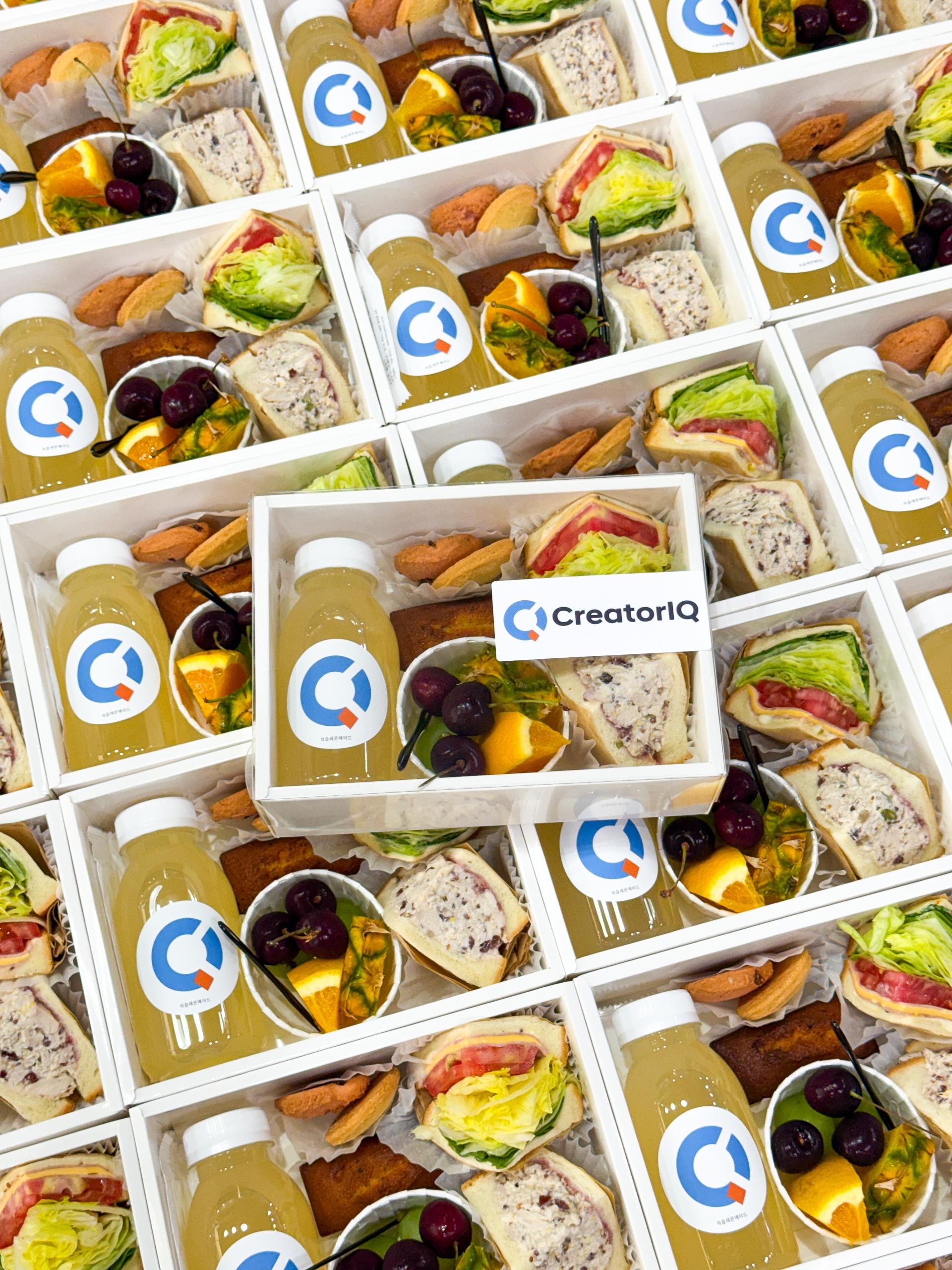 CreatorIQ 간식&음료 도시락